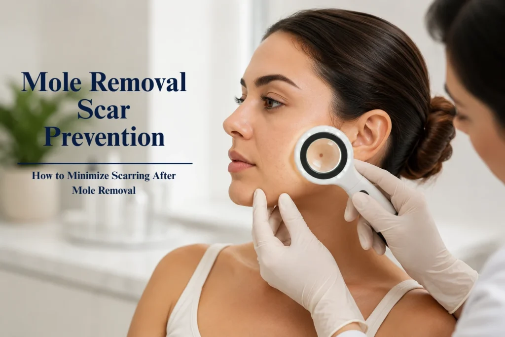 Mole Removal Scar Prevention Irvine, CA