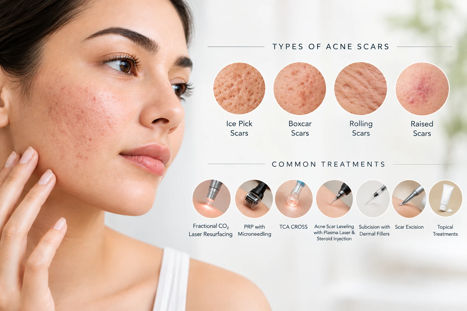 What Are the Different Types of Acne Scars and How Are They Treated?